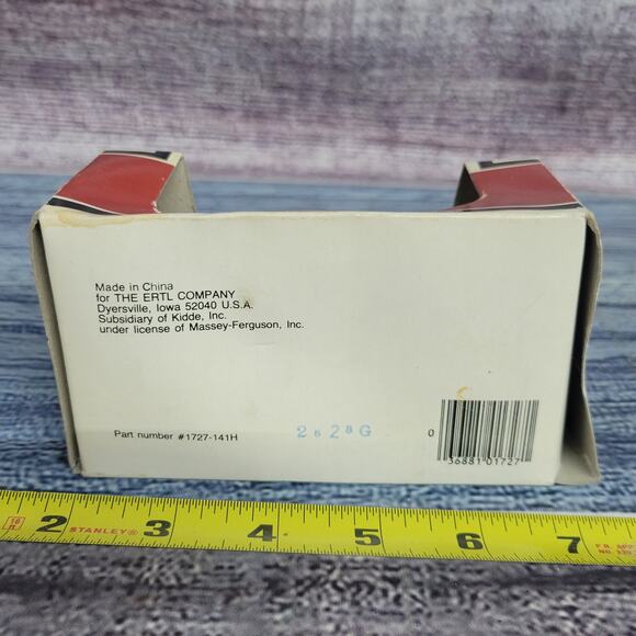 Vtg Ertl 1/64 scale Massey Ferguson 4880 4wd articulating diecast tractor red - Picture 9 of 10